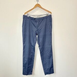 Brax Blue Plaid Felix Digital Flex Modern Fit Pants
